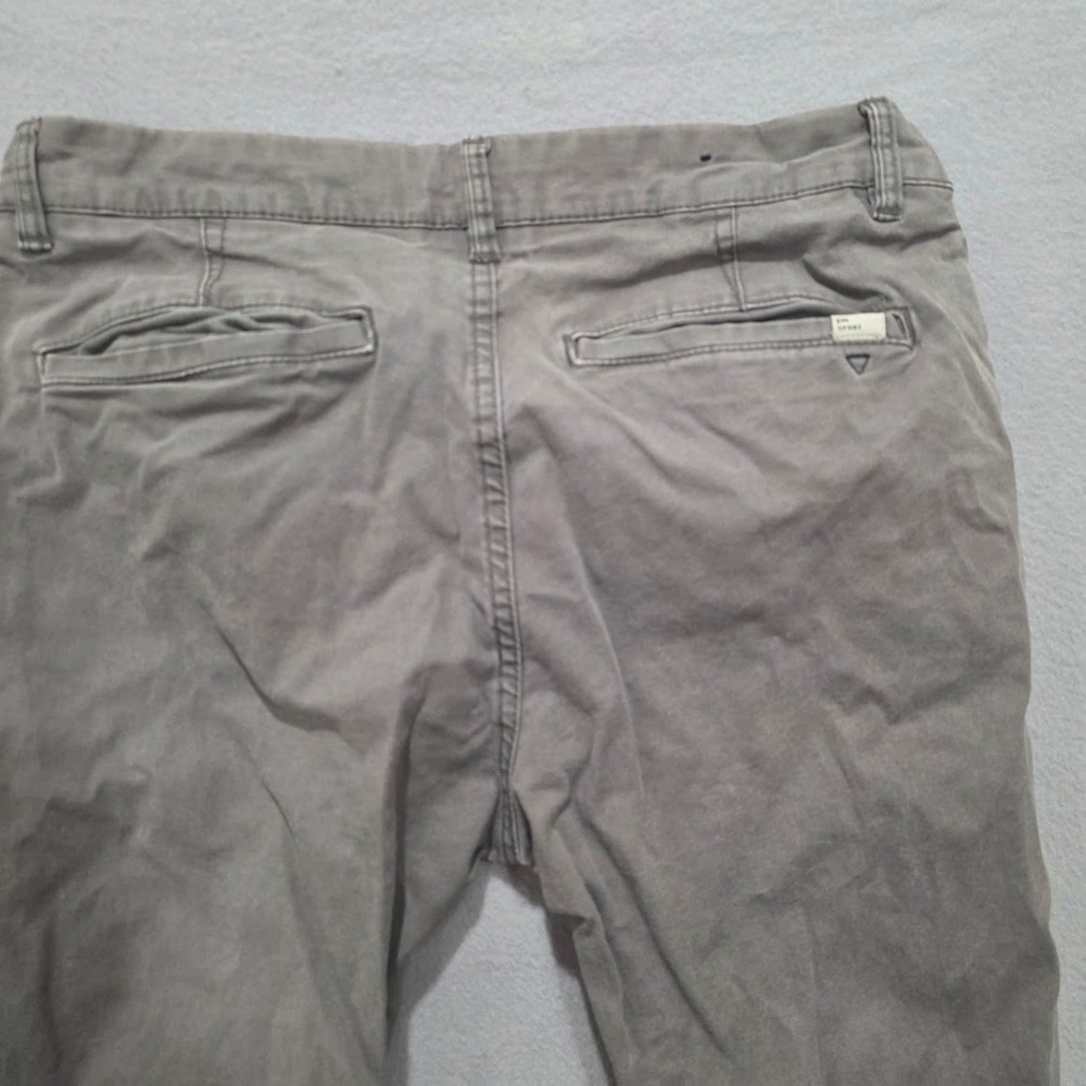 Zara Man Chinos Grey Slim Fit Basic Collection Premium Pants Mens 31 x 28 - Picture 6 of 7